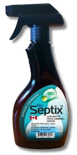 Засіб для миття скла дзеркал кахлю Septix спрей 500мл